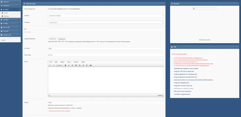 Start publishing