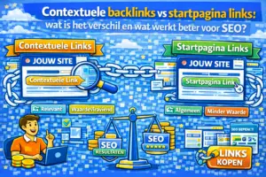 Contextuele backlinks vs startpagina links wat is het verschil en wat werkt beter voor SEO