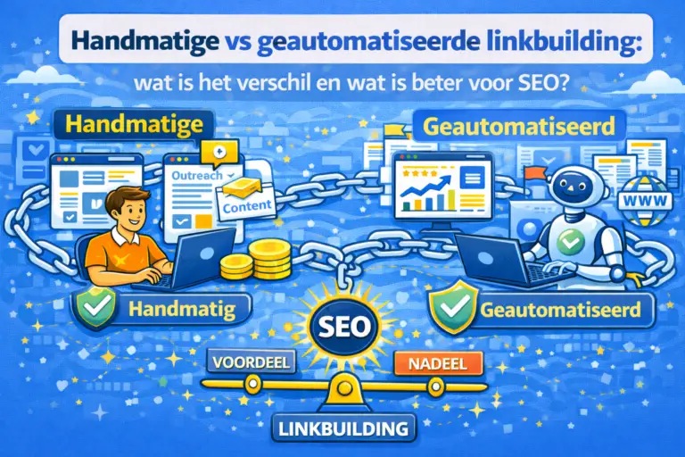 Handmatige vs geautomatiseerde linkbuilding wat is het verschil en wat is beter voor SEO