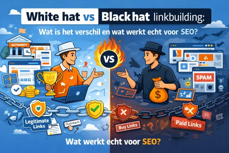 White hat vs black hat linkbuilding: wat is het verschil en wat werkt echt voor SEO?