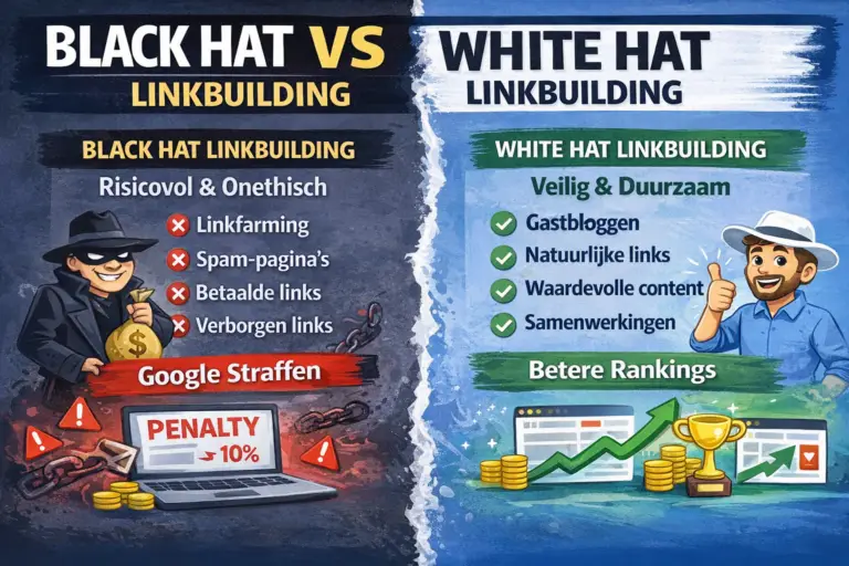 Black hat vs white hat linkbuilding