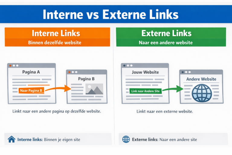 Interne vs externe links