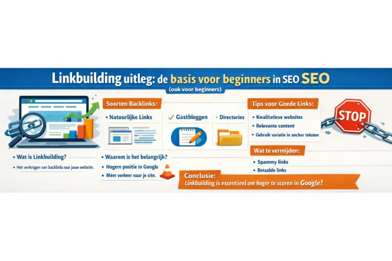 Linkbuilding uitleg de basis voor beginners in SEO