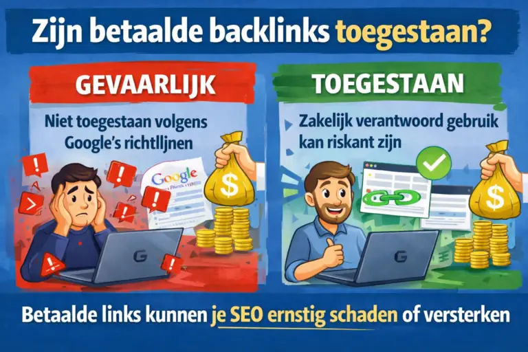 Zijn betaalde backlinks toegestaan volgens Google